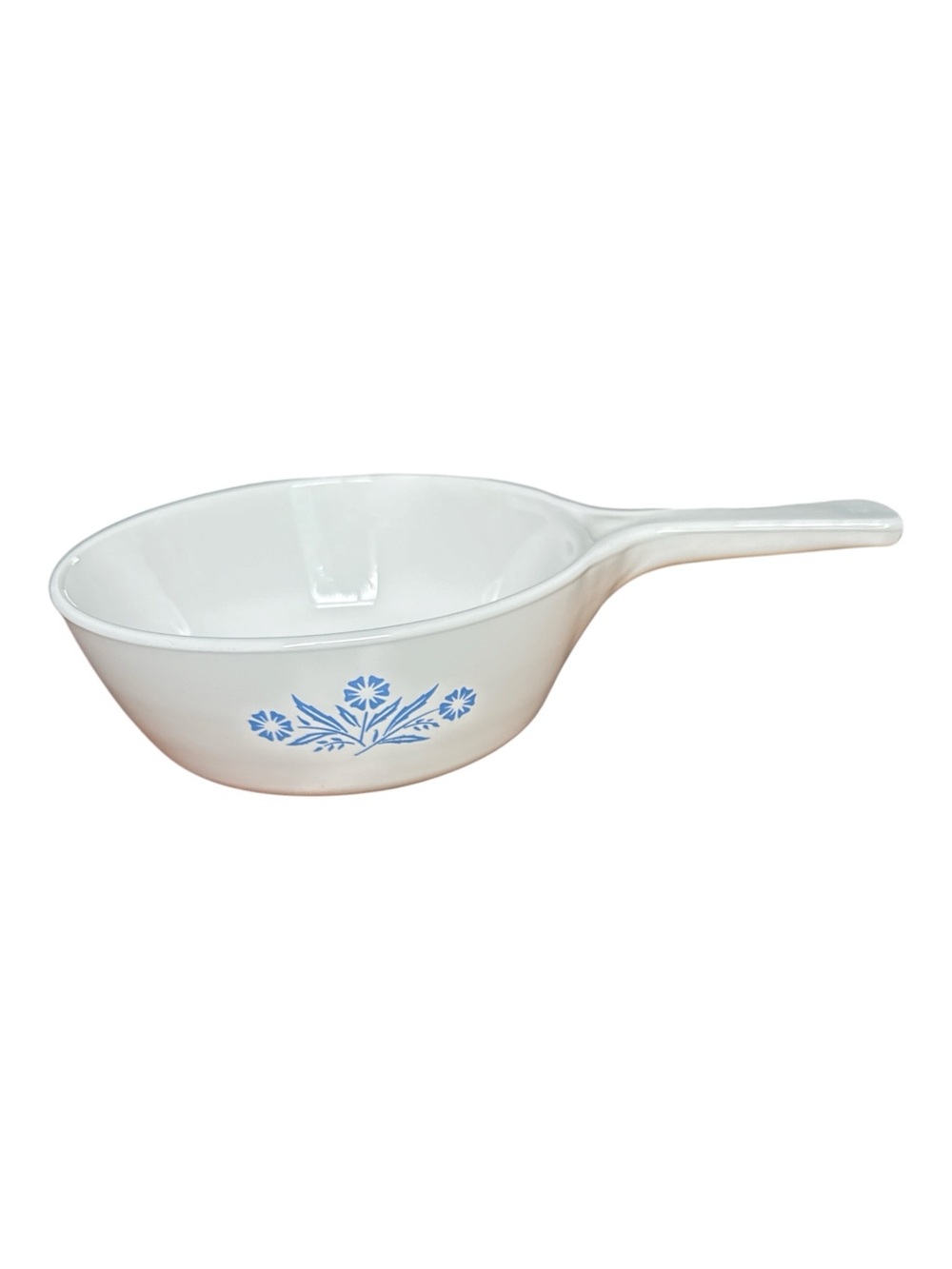 Vintage Corning Ware Blue Cornflower 1 Pt Saucepan Skillet P-81-B Milk Glass‎